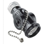 Portalámpara con cadena