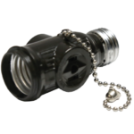 Portalámparas doble contacto