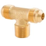 Tee con terminal al centro