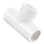 Tee reducida de PVC