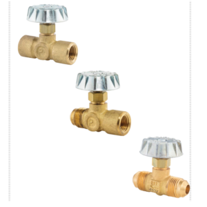 Válvula aguja T/ flare y hem.